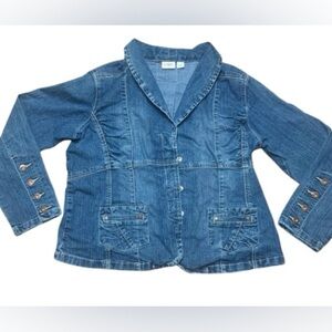 Cato Women's Blue Denim Jacket